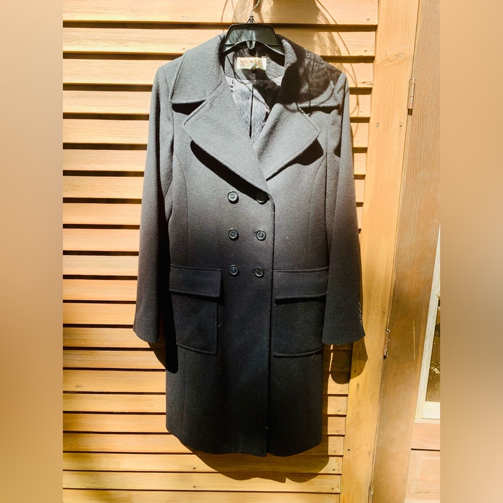 Michael Michael Kors black Pea coat Jacket